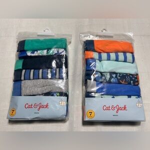 Cat & Jack Boys' Colorful Briefs Set of 2 NWT